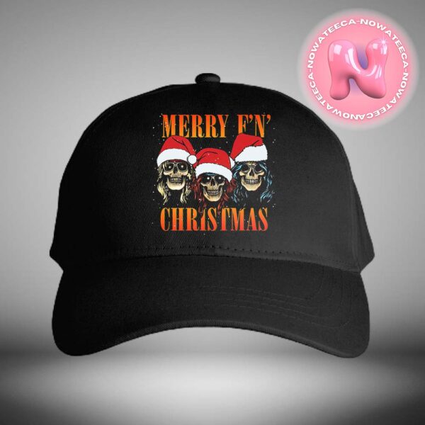 Guns N Roses Merry Christmas Merch Tee For Christmas Gift For Everyone Love Music Classic Cap Hat Snapback