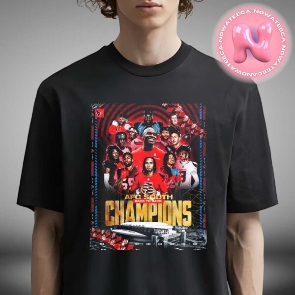 Houston Texans Wins The AFC South Champions Back To Back Unisex T-Shirt