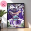 James Madison Dukes Wins 2024 Boca Raton Bowl Champions NCAA Division Home Decor Poster Canvas