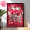 Kansas City Chiefs Win The AFC West Champions For The 9th Straight Season NFL Playoff 2024 Home Decor Poster Canvas