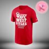 Kansas City Chiefs Nike Nine-Straight AFC West Division Champions NFL Playoffs Two Sides Unisex T-Shirt