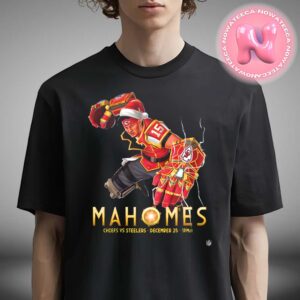 Kansas City Chiefs Vs Pittsburgh Steelers Matchup Patrick Mahomes Arcane Character Vi NFL Christmas Game On December 25th 2024 Unisex T-Shirt