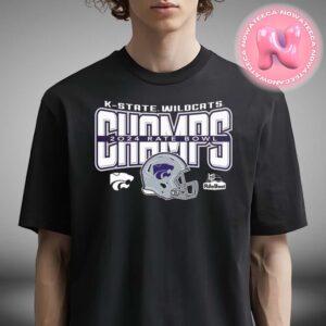 Kansas State Wildcats 2024 Rate Bowl Champions Winner NCAA Division Unisex T-Shirt