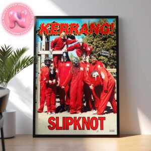 Kerrang Cover Story Slipknot Photo By Paul Harries Home Decor Poster Canvas