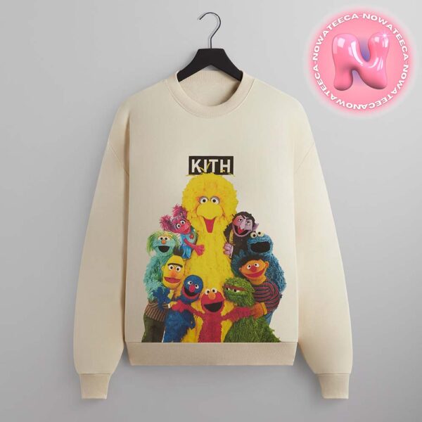 Kith For Sesame Street Group Hug Nelson Crewneck Unisex Sweatshirt