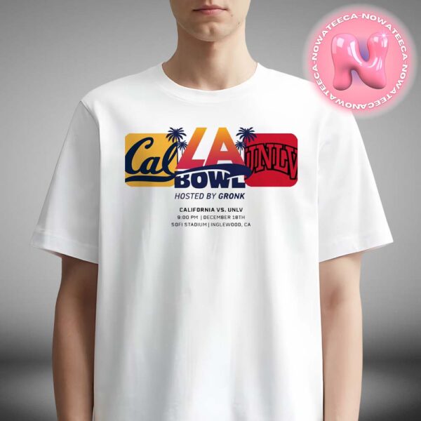 LA Bowl California Golden Bears Vs UNLV Rebels Matchup At Sofi Stadium In Inglewood CA On December 18th 2024 NCAA Unisex T-Shirt