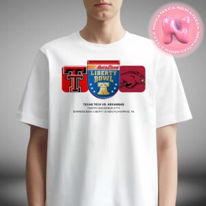 Liberty Bowl Texas Tech Red Raiders Vs Arkansas Razorbacks Matchup At Simmons Bank Liberty Stadium In Memphis TN On December 27th 2024 NCAA Unisex T-Shirt