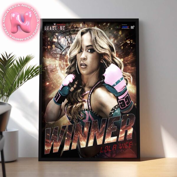 Lola Vice Defeat Jaida Parker To Winner The WWE NXT Underground Match Home Decor Poster Canvas