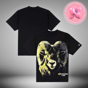 Los Angeles Rams GOLF WANG Black Animal Golf Wang x NFL Collection All Over Print Shirt