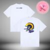 Los Angeles Rams GOLF WANG White Bobblehead Golf Wang x NFL Collection Two Sides Unisex T-Shirt