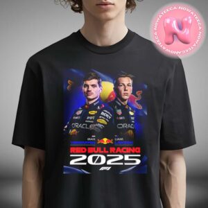 Max Verstappen Vs Liam Lawson 2025 Red Bull Racing F1 Fomula Unisex T-Shirt