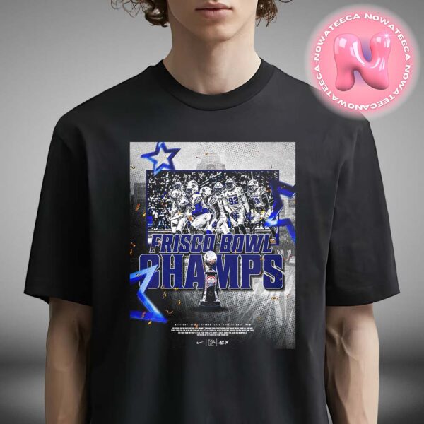 Memphis Tigers Wins The 2024 Frisco Bowl Champions NCAA Division Unisex T-Shirt