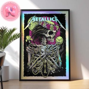 Metallica All Within My Hands 2024 Giving Tuesday Home Decor Poster Canvas