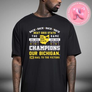 Michigan Wolverines Beat Ohio State The Game Champions Hail To The Victors Unisex T-Shirt