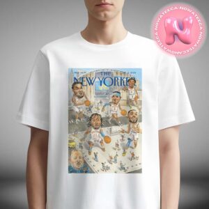 New York Knicks On The Cover Of The New Yorker Art And Basketball Combine At Madison Square Garden Unisex T-Shirt