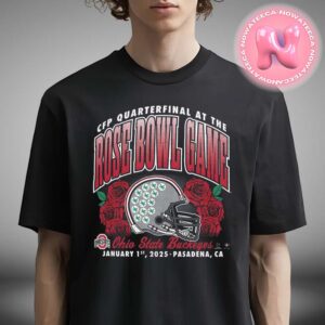 Ohio State Buckeyes College Football Playoff 2025 Rose Bowl Franklin Unisex T-Shirt