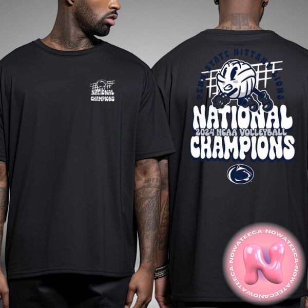 Penn State Nittany Lions 2024 NCAA Women’s Volleyball National Champions Dig Comfort Colors Two Sides Unisex T-Shirt