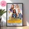 Penn State Nittany Lions Women’s Volleyball National Champions 2024 NCAA Division Volleyball Home Decor Poster Canvas