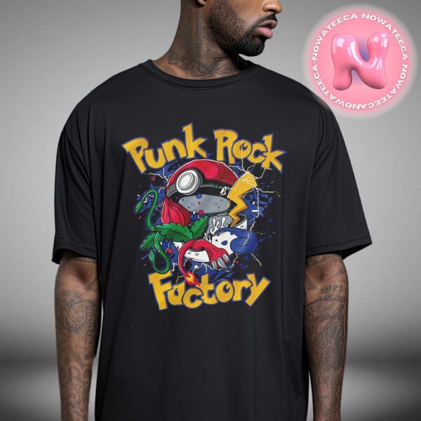 Punk Rock Factory Gotta Catch Em All Pokemon Cover Unisex T-Shirt