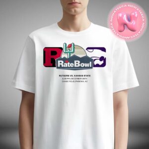 Rate Bowl Rutgers Scarlet Knights Vs Kansas State Wildcats Matchup At Chase Field In Phoenix AZ On December 26th 2024 NCAA Unisex T-Shirt