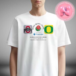 Rose Bowl Game No 8 Ohio State Buckeyes Vs No 1 Oregon Ducks At Rose Bowl Stadium In Pasadena Ca On January 1st 2025 Unisex T-Shirt