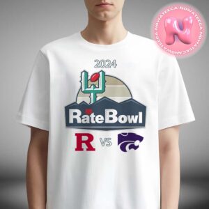 Rutgers Scarlet Knights Vs Kansas State Wildcats 2024 Rate Bowl On December 26th NCAA Division Unisex T-Shirt