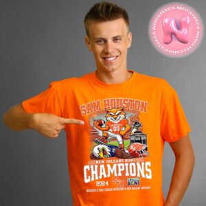 Sam Houston Bearkats New Orleans Bowl Champions 2024 NCAA Unisex T-Shirt