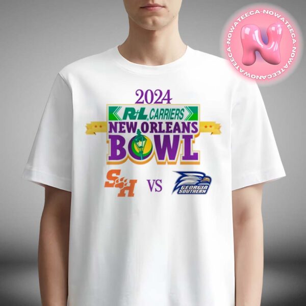 Sam Houston Bearkats Vs Georgia Southern Eagles 2024 New Orleans Bowl Matchup NCAA Division Unisex T-Shirt