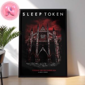 Sleep Token Music Concert Exclusive Poster For O2 Arena In London On December 3rd 2024 Home Decor Poster Canvas