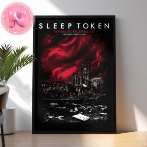 Sleep Token Music Live Show Exclusive Poster For Leeds On November 2th 2024 Home Decor Poster Canvas