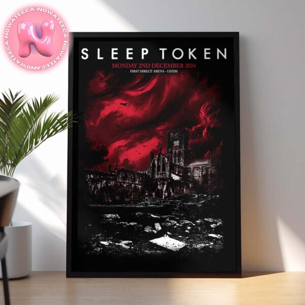 Sleep Token Music Live Show Exclusive Poster For Leeds On November 2th 2024 Home Decor Poster Canvas