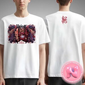 Slipknot 25th Anniversary Merch Tee For Accor Hotel Arena In Paris FR On Decemvber 12th 2024 Two Sides Unisex T-Shirt