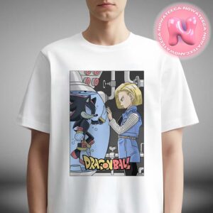 Sonic 3 Android 18 And Shadow the Hedgehog Dragonball New Poster Unisex T-Shirt