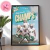 Hawaii Bowl Champions South Florida Bulls Defeats San Jose State Spartans 41-39 NCAA Division Home Decor Poster Canvas