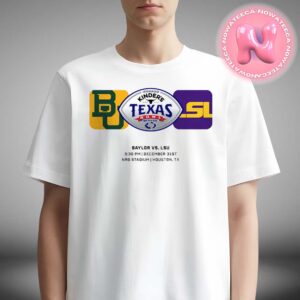 Texas Bowl Baylor Bears Vs LSU Tigers Matchup At NRG Stadium In Houston TX On December 31st 2024 NCAA Unisex T-Shirt