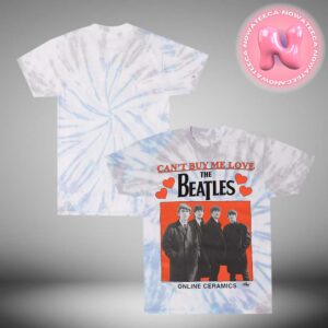 The Beatles x Online Ceramics Can’t Buy Me Love All Over Print Shirt