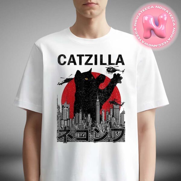 The Catzilla Monster Funny Gift For Christmas Family Tee Unisex T-Shirt