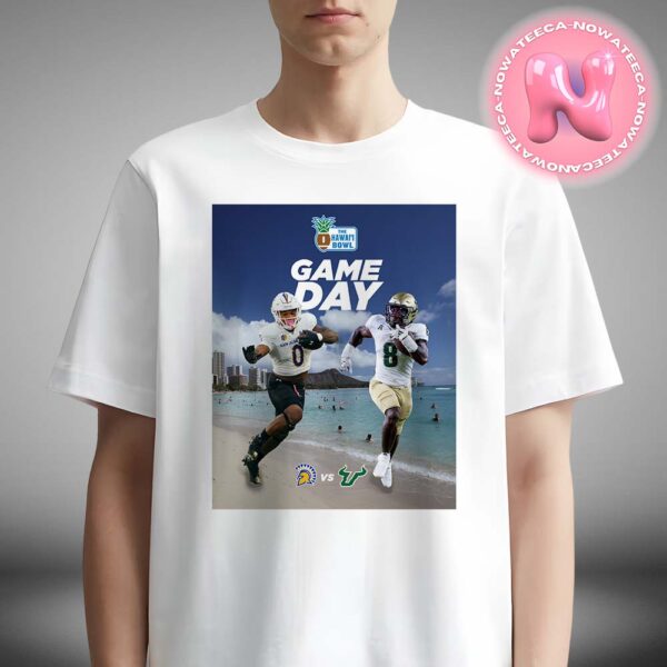 The Hawaii Bowl Game Day San Jose State Spartans Vs South Florida Bulls NCAA Division Unisex T-Shirt