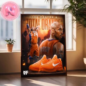 The Kobe Bryant Protro 6 Total Orange Set To Land In Fall 2025 NBA Home Decor Poster Canvas