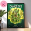 The Ohio Bobcats Are The Mid American Conference Champions 2024 NFL Playoffs Home Decor Poster Canvas