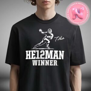 Travis Hunter Heisman Colorado Buffaloes Winner Signature NCAA Division Unisex T-Shirt