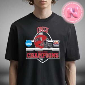 UNLV Rebels Football 2024 LA Bowl Champions NCAA Unisex T-Shirt