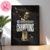 Navy Midshipmen Has Been Winner The 2024 Armed Forces Bowl Champions NCAA Division Home Decor Poster Canvas