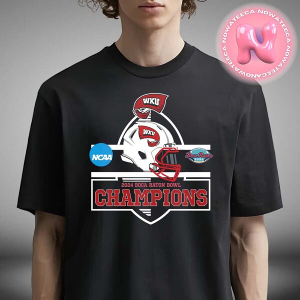 Western Kentucky Hilltoppers Defeated James Madison Dukes To Winner The 2024 Boca Raton Bowl Champions NCAA Division Unisex T-Shirt