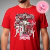 Red Ohio State National Champions Helmet 2024-2025 College Football Playoff National Champions Unisex T-Shirt