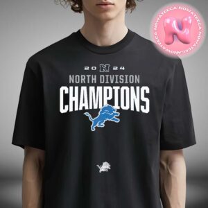 2024 North Division Champions Detroit Lions NFL Playoffs Season Unisex T-Shirt