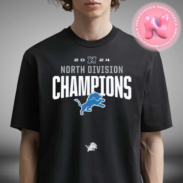 2024 North Division Champions Detroit Lions NFL Playoffs Season Unisex T-Shirt