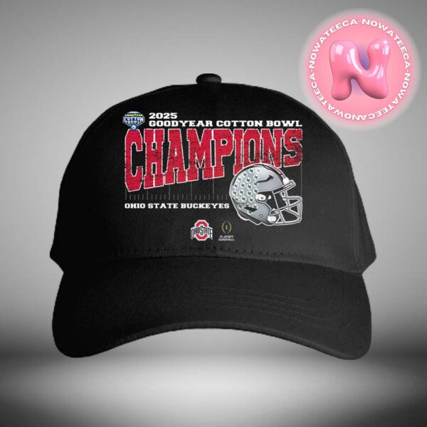 2025 Cotton Bowl Ohio State Buckeyes Champions College Football Playoff Semifinal Helmet NCAA Division Classic Cap Hat Snapback