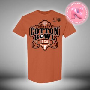 2025 Cotton Bowl Texas Longhorns Football NCAA Division Unisex T-Shirt