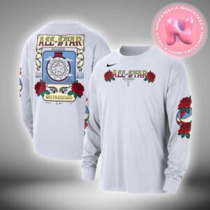 2025 NBA All-Star Weekend Jordan Brand Oversized Max90 All Over Print Long Sleeve